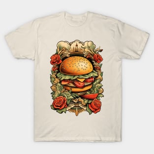 Hamburger Tattoo T-Shirt